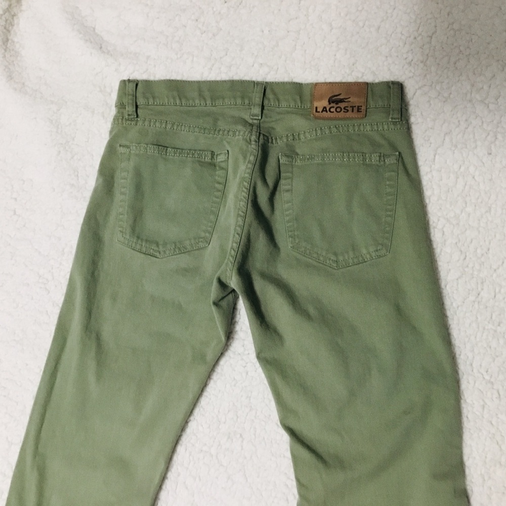 LACOSTE euro size 36 khaki pants perfect for work!